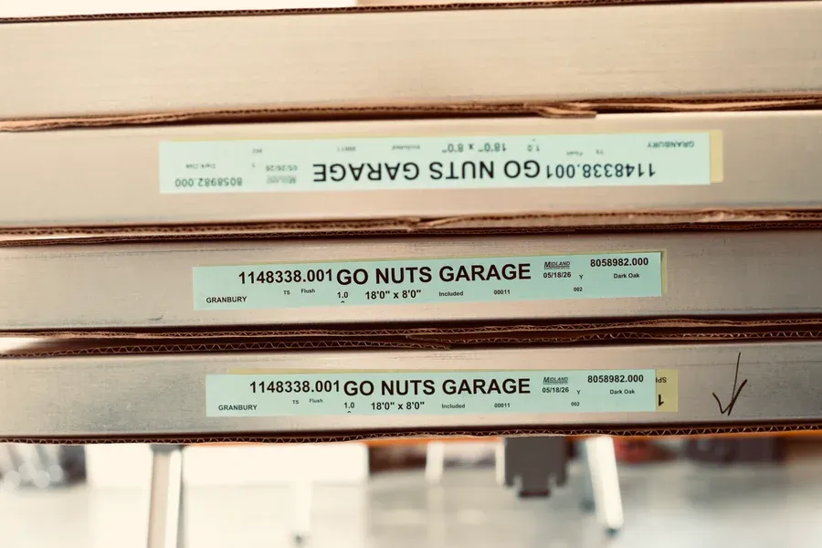 Go Nuts Garage Door technician servicing a garage door in Willow Park, TX