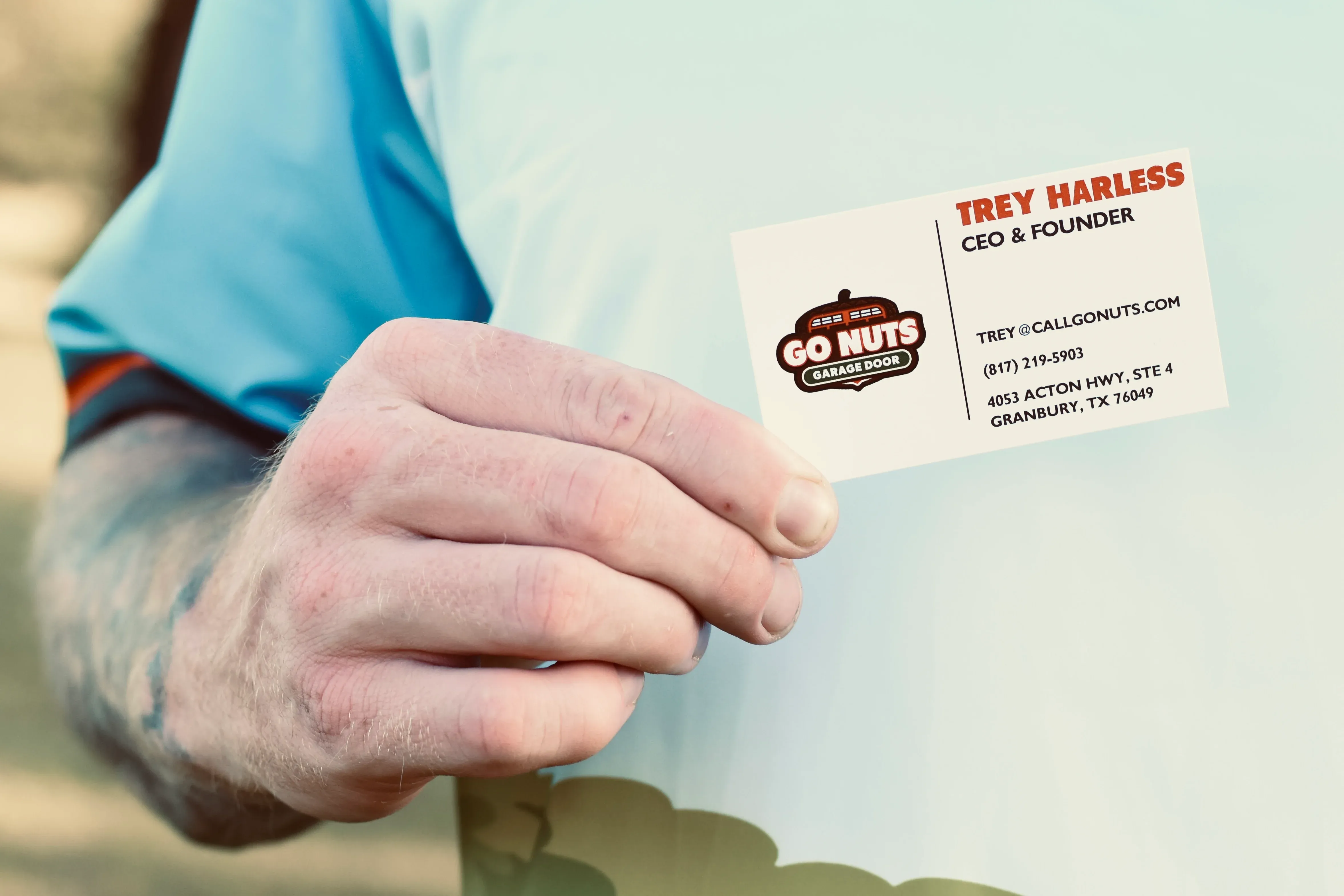 Go Nuts Garage Door technician replacing garage door weatherstripping in Granbury, TX