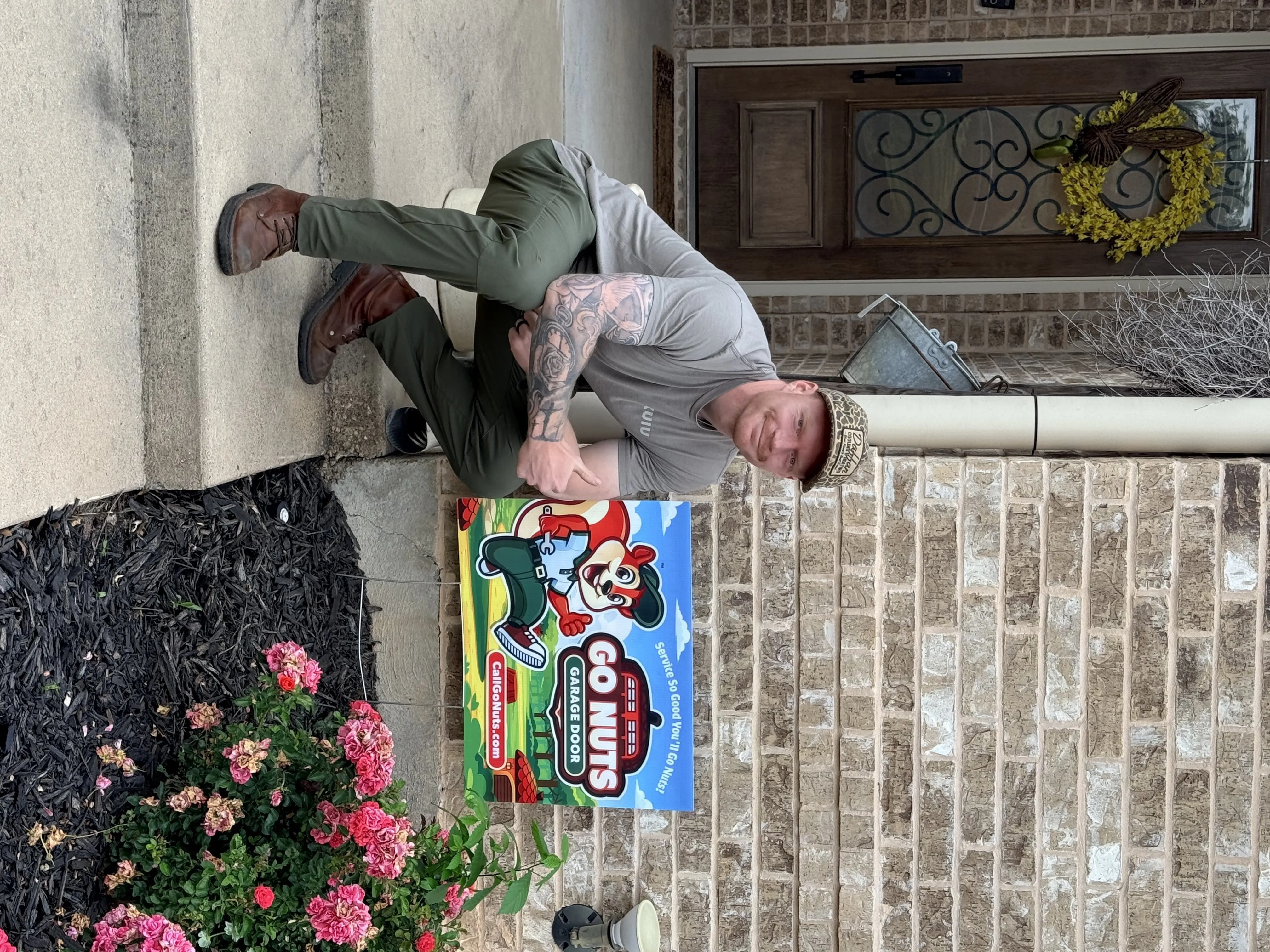 Trey, owner of Go Nuts Garage Door, serving Willow Park, TX